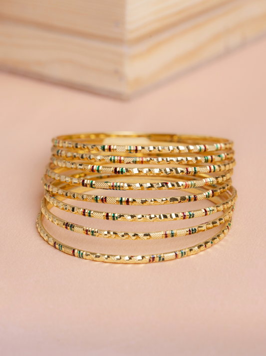 Neelam Bangle. (Set of 8)