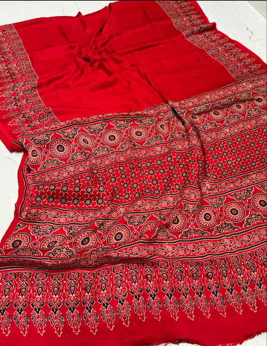 AJRAKH SAREE..